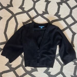 Black Button-Up Women's Sweater